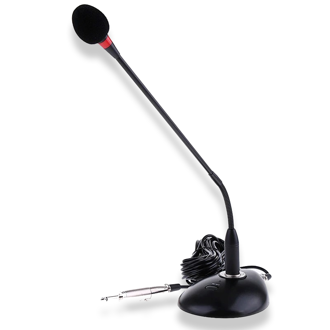 Conference Desktop Gooseneck Microphone With Base - Image 2