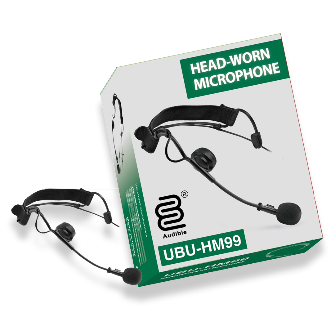 Audible Dynamic head-worn Microphone-UBU-HM99