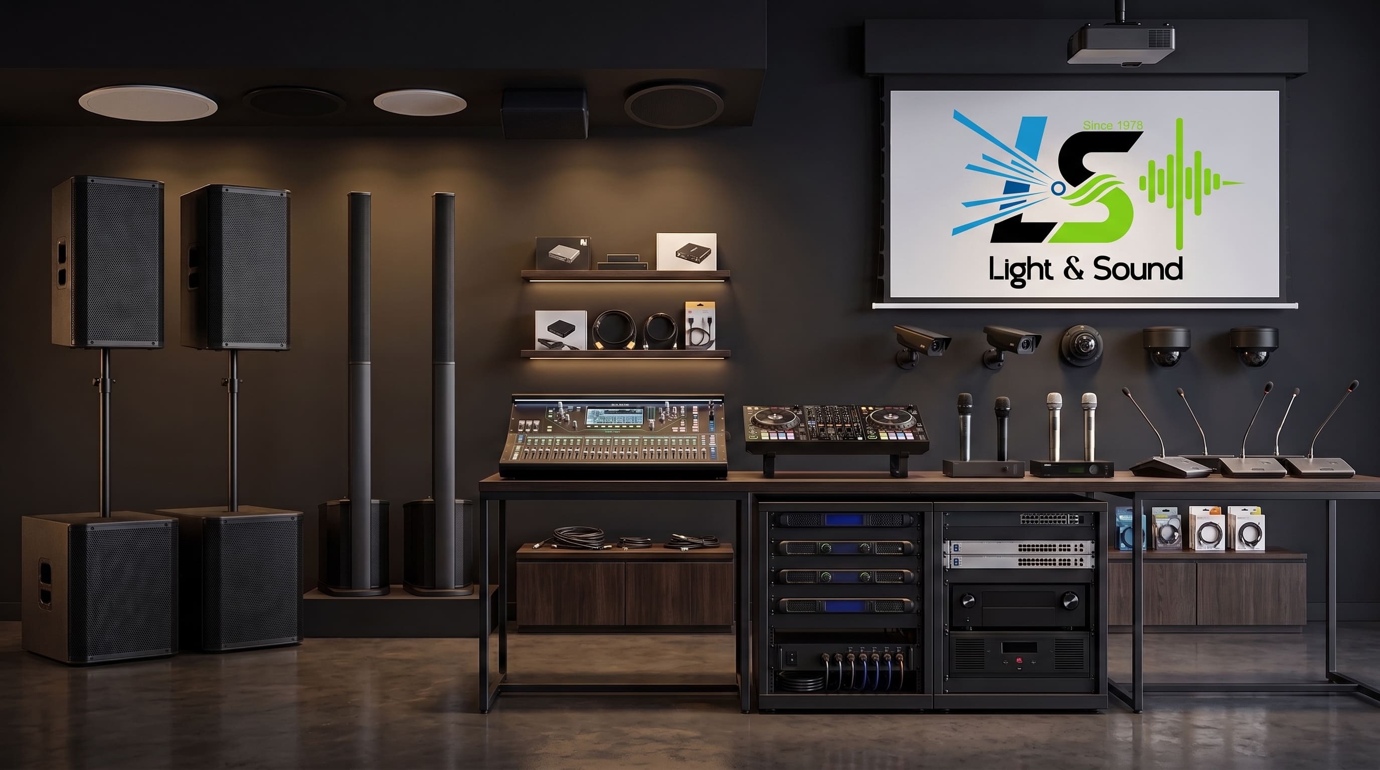 Light and Sound Homepage Hero Image